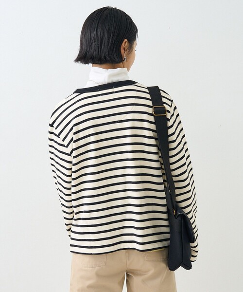 FREAK'S STORE（フリークスストア）の「TOWN CRAFT × FREAK'S STORE/タウンクラフト 別注 コンパクト カーディガン（カーディガン/ボレロ・レディース・ブラウン/その他13/ピンク/ブラック/ナチュラル・ﾌﾘ-）」の22枚目の写真