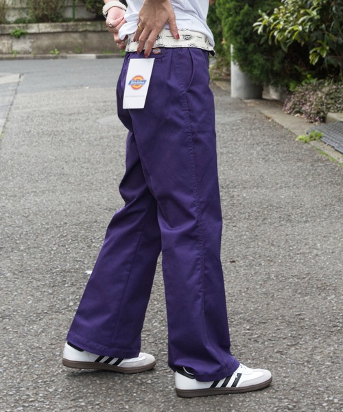 セール】【Dickies】センタークリースフレアパンツ 3187-6401