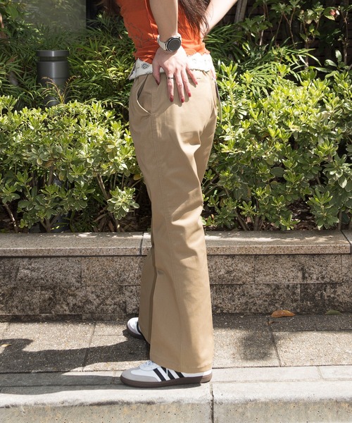 セール】【Dickies】センタークリースフレアパンツ 3187-6401