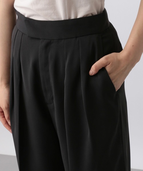 A part by(アパートバイ)の「【Sサイズあり・オールシーズン対応】インタックストレートパンツ(その他パンツ・レディース・ブラック/ベージュ系その他・SMALL/MEDIUM)」の6枚目の写真