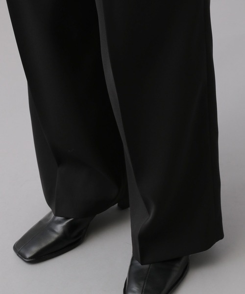 A part by(アパートバイ)の「【Sサイズあり・オールシーズン対応】インタックストレートパンツ(その他パンツ・レディース・ブラック/ベージュ系その他・SMALL/MEDIUM)」の13枚目の写真