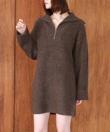 archives | リングハーフｚｉｐニットミニワンピース(ワンピース)