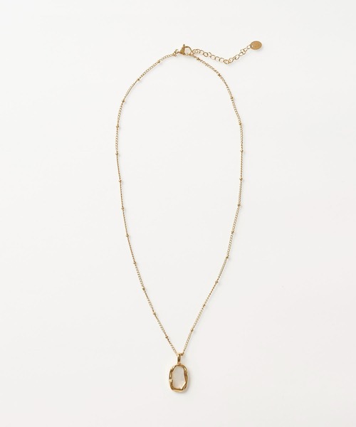ADPOSION(アドポーション)の「【金属アレルギー対応】サージカルステンレス チェーンプレートネックレス(ネックレス・レディース・ゴールド/シルバー・FREE)」の8枚目の写真