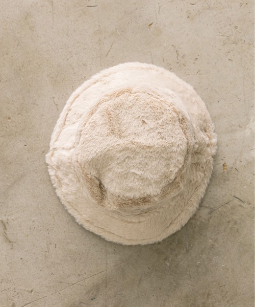 OLIVE des OLIVE（オリーブデオリーブ）の「【WEB限定カラー有】ファーバケットハット　1032150040（ハット・レディース・ブラック/ベージュ/アイボリー・FREE）」の17枚目の写真