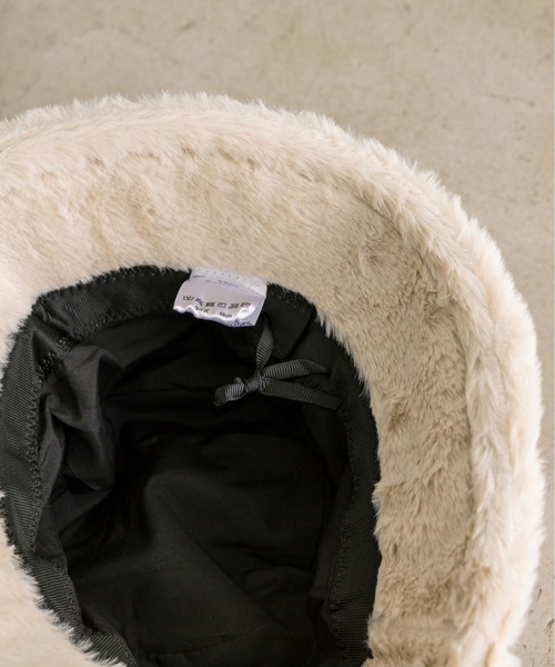 OLIVE des OLIVE（オリーブデオリーブ）の「【WEB限定カラー有】ファーバケットハット　1032150040（ハット・レディース・ブラック/ベージュ/アイボリー・FREE）」の20枚目の写真