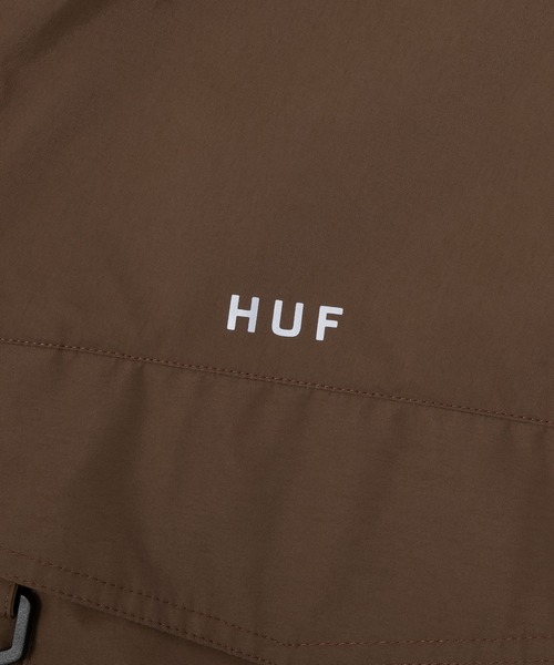 HUF ブラウン シェルジャケット HUF（ハフ）の「HUF GUIDE SHELL JACKET / HUF シェルジャケット