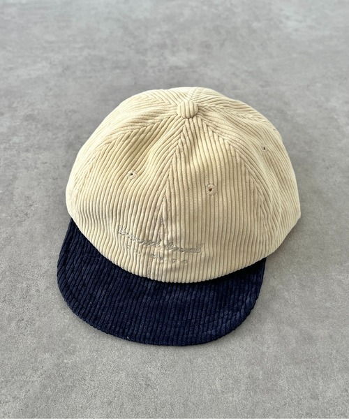 UNIVERSAL OVERALL（ユニバーサルオーバーオール）の「コーデュロイショートバイザー（キャップ・メンズ・ブラック/ベージュ/アイボリー・FREE）」の10枚目の写真