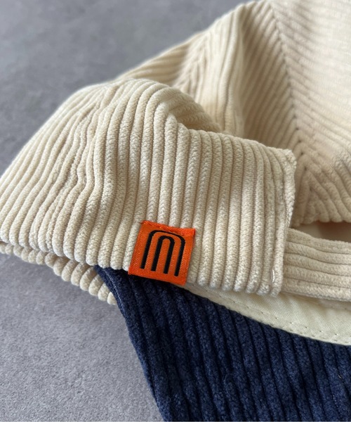 UNIVERSAL OVERALL（ユニバーサルオーバーオール）の「コーデュロイショートバイザー（キャップ・メンズ・ブラック/ベージュ/アイボリー・FREE）」の12枚目の写真