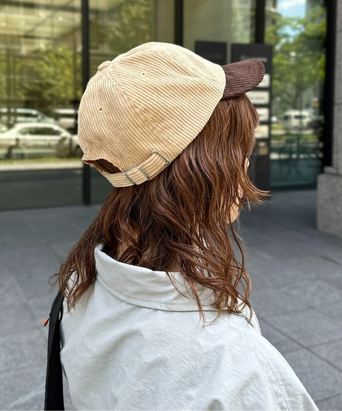 UNIVERSAL OVERALL（ユニバーサルオーバーオール）の「コーデュロイショートバイザー（キャップ・メンズ・ブラック/ベージュ/アイボリー・FREE）」の20枚目の写真