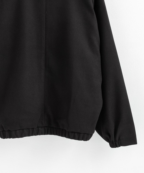 Rocky Monroe（ロッキーモンロー）の「オーバーサイズ ウールテックメルトン ドルマンスリーブショートブルゾン（ブルゾン・メンズ・ブラック/チャコール/ネイビー/オフホワイト/グレイッシュベージュ/ブラウン・L/M）」の20枚目の写真