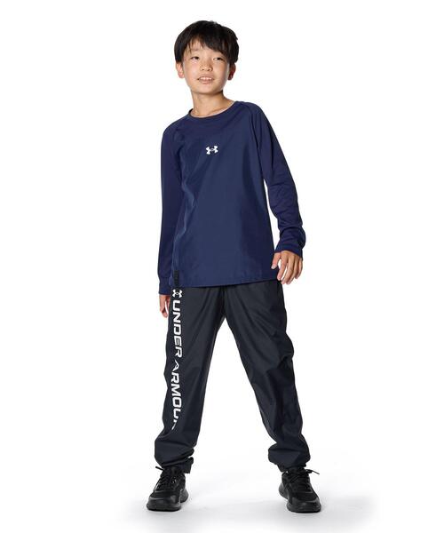 UNDER ARMOUR(アンダーアーマー)の「UAハイブリッド ロングスリーブTシャツ(ベースボール/KIDS)(Tシャツ/カットソー・キッズ・ネイビー・140cm/150cm/160cm)」の3枚目の写真