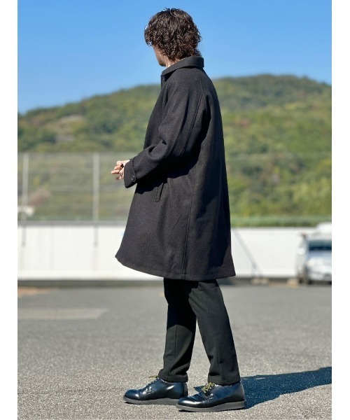 【新品】PLUS ONE メルトンステンカラーコート PLUS ONE（プラスワン）の「【PLUS ONE】【BENRY】メルトンステン