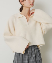 SENSE OF PLACE by URBAN RESEARCH | ワイドスリーブエリツキショートセーター(ニット/セーター)