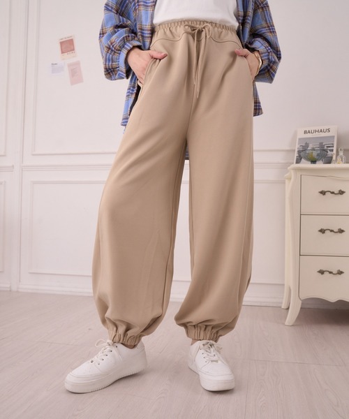 Ada.（エイダ）の「サイド タック ワイド ジョガーパンツ（その他パンツ・レディース・ブラック/グレイッシュベージュ/グレー・FREE）」の18枚目の写真