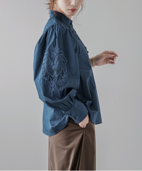 アパルトモン リジエール 24AW Lace Blouse レースブラウス Lace Blouse（シャツ／ブラウス）｜L'Appartement（アパルトモン
