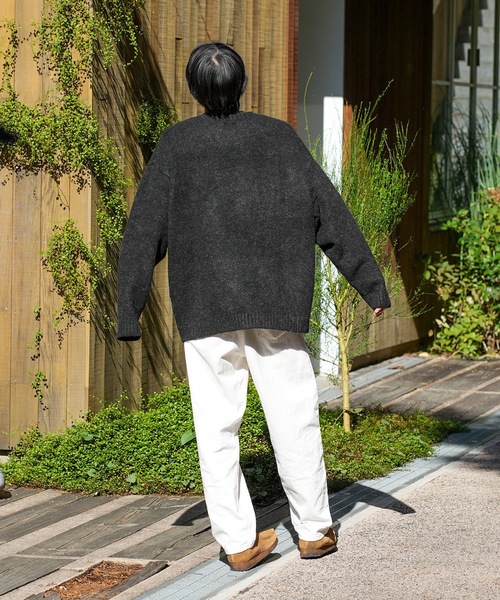 RVCA(ルーカ)の「RVCA メンズ BIG RVCA KNIT セーター【2023年秋冬モデル】/ルーカニット(ニット/セーター・メンズ・ブルー/ブラック/ゴールド・MEDIUM/SMALL/LARGE/X-LARGE)」の15枚目の写真