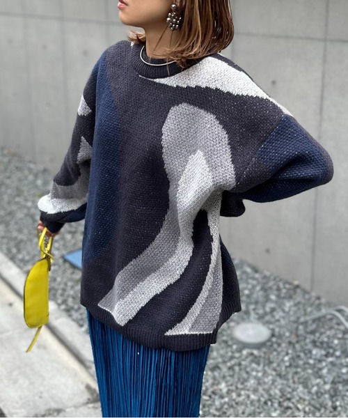 Y PROJECT マーブルニット　Mサイズ JIGGYS SHOP ニットセーター メンズ トップス モヘヤ調 モヘヤタッチ