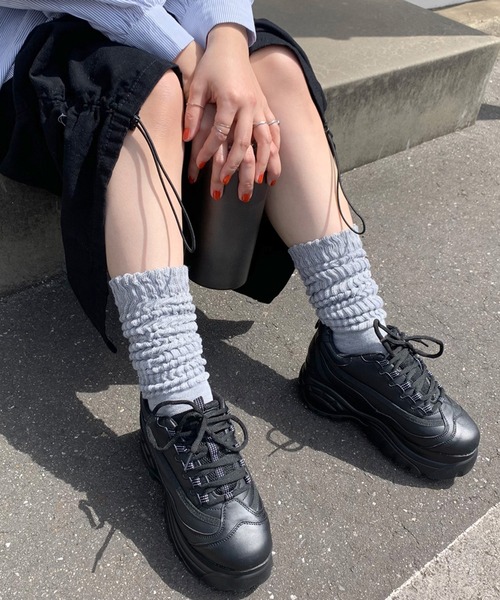 non-hedge（ノンヘッジ）の「ルーズソックス（ソックス/靴下・レディース・ブラック/ホワイト/グレー・FREE）」の6枚目の写真