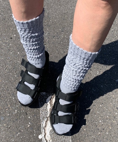 non-hedge（ノンヘッジ）の「ルーズソックス（ソックス/靴下・レディース・ブラック/ホワイト/グレー・FREE）」の7枚目の写真