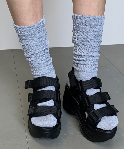 non-hedge（ノンヘッジ）の「ルーズソックス（ソックス/靴下・レディース・ブラック/ホワイト/グレー・FREE）」の8枚目の写真