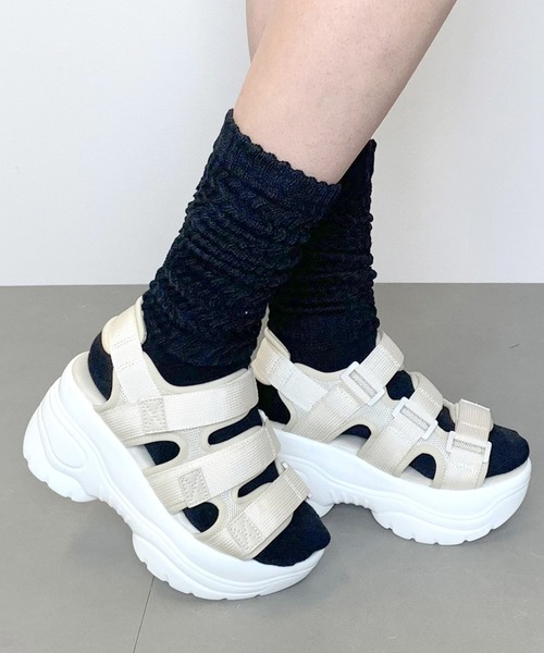 non-hedge（ノンヘッジ）の「ルーズソックス（ソックス/靴下・レディース・ブラック/ホワイト/グレー・FREE）」の12枚目の写真