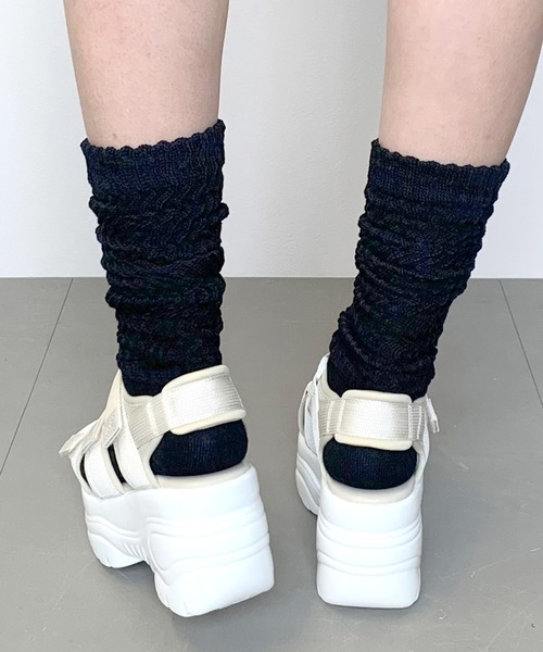 non-hedge（ノンヘッジ）の「ルーズソックス（ソックス/靴下・レディース・ブラック/ホワイト/グレー・FREE）」の13枚目の写真