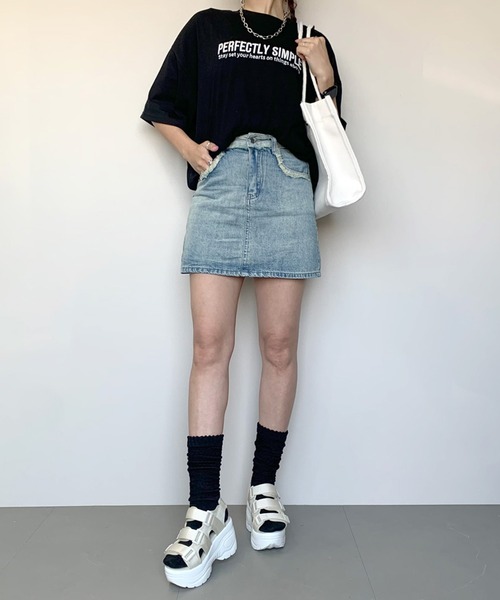 non-hedge（ノンヘッジ）の「ルーズソックス（ソックス/靴下・レディース・ブラック/ホワイト/グレー・FREE）」の14枚目の写真