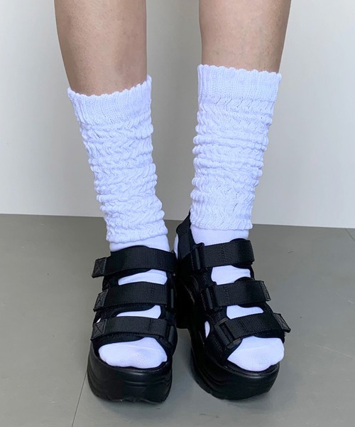 non-hedge（ノンヘッジ）の「ルーズソックス（ソックス/靴下・レディース・ブラック/ホワイト/グレー・FREE）」の16枚目の写真