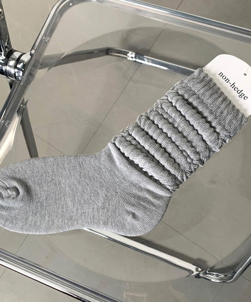 non-hedge（ノンヘッジ）の「ルーズソックス（ソックス/靴下・レディース・ブラック/ホワイト/グレー・FREE）」の20枚目の写真