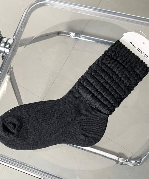 non-hedge（ノンヘッジ）の「ルーズソックス（ソックス/靴下・レディース・ブラック/ホワイト/グレー・FREE）」の21枚目の写真