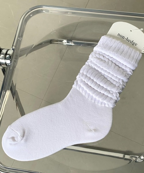 non-hedge（ノンヘッジ）の「ルーズソックス（ソックス/靴下・レディース・ブラック/ホワイト/グレー・FREE）」の22枚目の写真