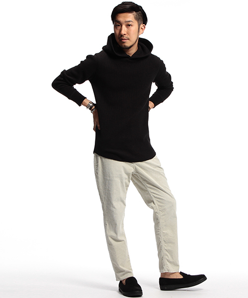 B:MING by BEAMS（ビーミングバイビームス）の「ビーミング by ビームス / サーマルプルオーバーパーカ（パーカー・メンズ・グレー/ブラック/オフホワイト・MEDIUM/X-LARGE/SMALL/LARGE）」の9枚目の写真