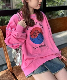 【HELLO.SANFRANCISCO/ハローサンフランシスコ】コラボASS配色ステッチスウェット
