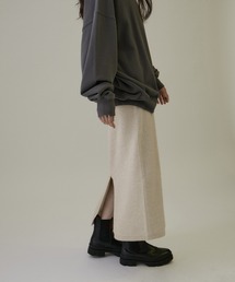 SALON adam et rope' | 【セットアップ対応】フォックス混ラメニットタイトスカート(スカート)