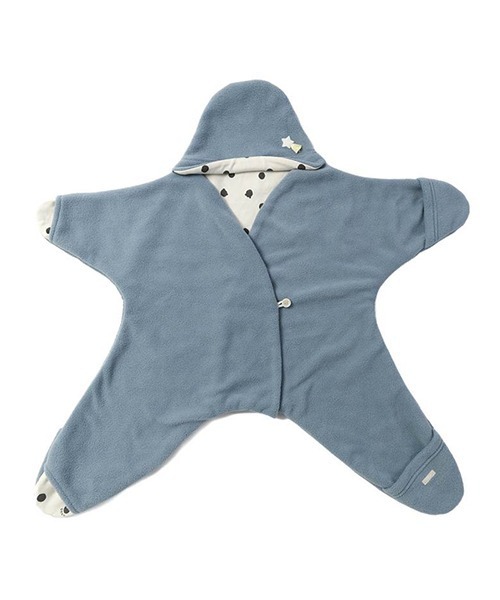 n.o.u.s（ノウズ）の「n.o.u.s 星型オクルミ（おくるみ・キッズ・ピンク/ブルー・50-70cm）」の2枚目の写真