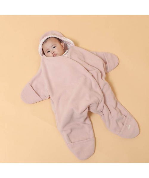 n.o.u.s（ノウズ）の「n.o.u.s 星型オクルミ（おくるみ・キッズ・ピンク/ブルー・50-70cm）」の3枚目の写真