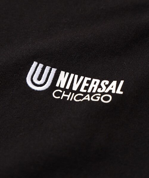 UNIVERSAL OVERALL(ユニバーサルオーバーオール)の「UNIVERSAL OVERALL × B:MING by BEAMS / 別注 Logo embroidery Print TEE(Tシャツ/カットソー・メンズ・ホワイト/ブラック・S/M/L/XL)」の20枚目の写真
