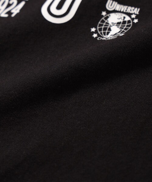 UNIVERSAL OVERALL(ユニバーサルオーバーオール)の「UNIVERSAL OVERALL × B:MING by BEAMS / 別注 Logo embroidery Print TEE(Tシャツ/カットソー・メンズ・ホワイト/ブラック・S/M/L/XL)」の22枚目の写真
