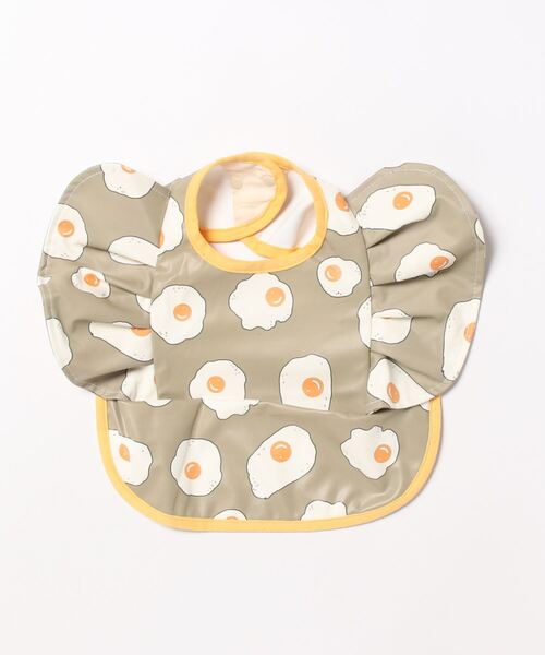 aimoha(アイモハ)の「【aimoha-KIDS-】子供服 かわいい防水ポケット付き食事エプロン(スタイ/よだれかけ・キッズ・ベージュ/イエロー/グレー/ピンク/カーキ・FREE)」の9枚目の写真