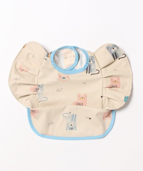 aimoha(アイモハ)の「【aimoha-KIDS-】子供服 かわいい防水ポケット付き食事エプロン(スタイ/よだれかけ・キッズ・ベージュ/イエロー/グレー/ピンク/カーキ・FREE)」の8枚目の写真