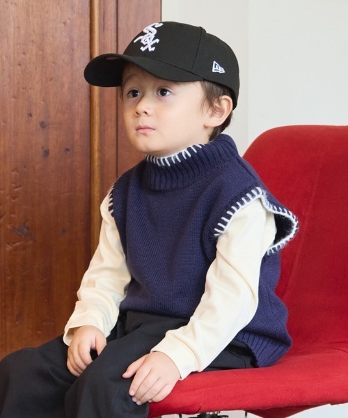 ワンポイント 同色胸刺しゅう 長袖Tシャツ（Tシャツ/カットソー