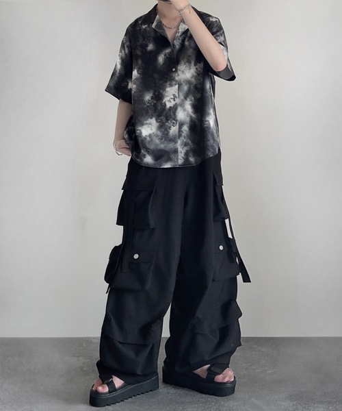 タグ付きADRER parachute cargo pants ブラックLサイズ parachute cargo pants（カーゴパンツ）｜ADRER（アドラー）の