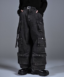 メンズのカーゴパンツ（ブラック/黒色系）ファッション通販 - ZOZOTOWN