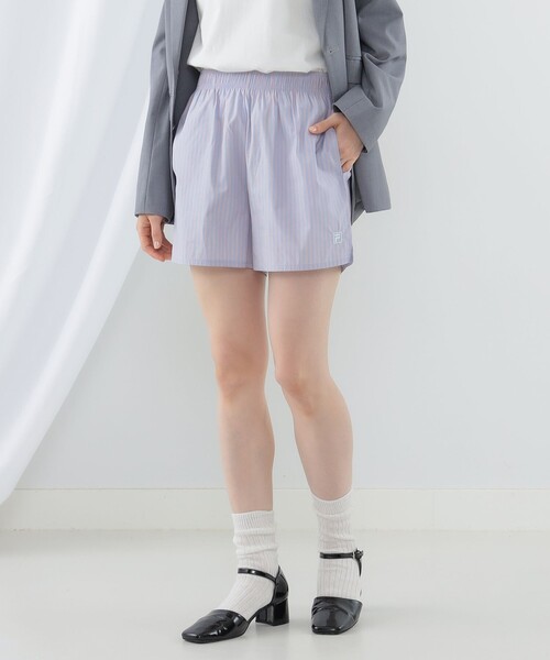 Ray BEAMS(レイビームス)の「FILA × Ray BEAMS / 別注 40-LOVE トランクス(その他パンツ・レディース・サックスブルー・MEDIUM/SMALL)」の3枚目の写真