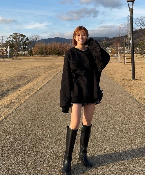 MARRYME marrymeブラック パール トレーナー スウェット 即発】MARDI MERCREDI SWEATSHIRT FLOWERMARDI BLOSSOM 韓国