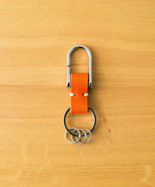URBAN RESEARCH DOORS（アーバンリサーチドアーズ）の「カラビナキーリング（その他小物・メンズ・オレンジ/ネイビー/ダークブラウン/ホワイト/ブラック・-）」の5枚目の写真