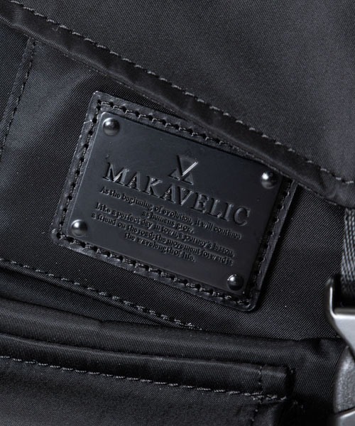 MAKAVELIC(マキャベリック)の「GRACE DOUBLE POCKET BACKPACK/ バックパック / リュックサック(バックパック/リュック・メンズ・ブラック・FREE)」の4枚目の写真