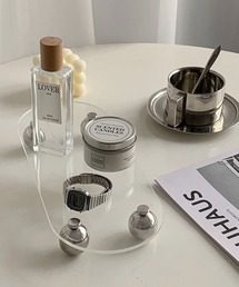 ARCHIVER（アーカイバ）の「【Bz】脚つきクリアプレート/アクリルトレイ(RZ)（インテリア雑貨）」