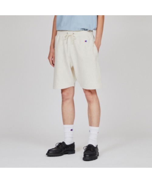 Champion(チャンピオン)の「【Champion/チャンピオン】メンズ リバースウィーブ(R) スウェットショーツ(スウェットパンツ・メンズ・オートミール/ダークブラック/グレー/ネイビー・X-LARGE/LARGE/MEDIUM)」の4枚目の写真