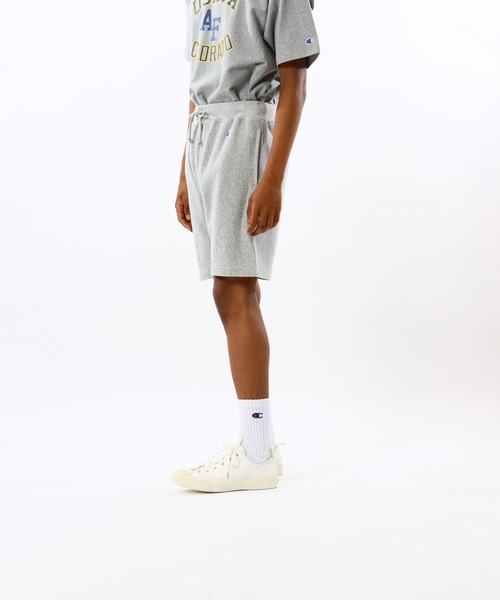 Champion(チャンピオン)の「【Champion/チャンピオン】メンズ リバースウィーブ(R) スウェットショーツ(スウェットパンツ・メンズ・オートミール/ダークブラック/グレー/ネイビー・X-LARGE/LARGE/MEDIUM)」の5枚目の写真